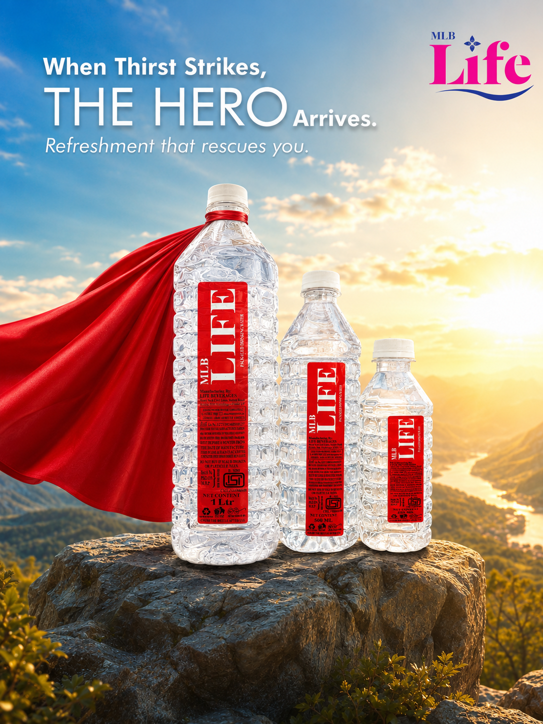 When thirst strikes, the hero arrives