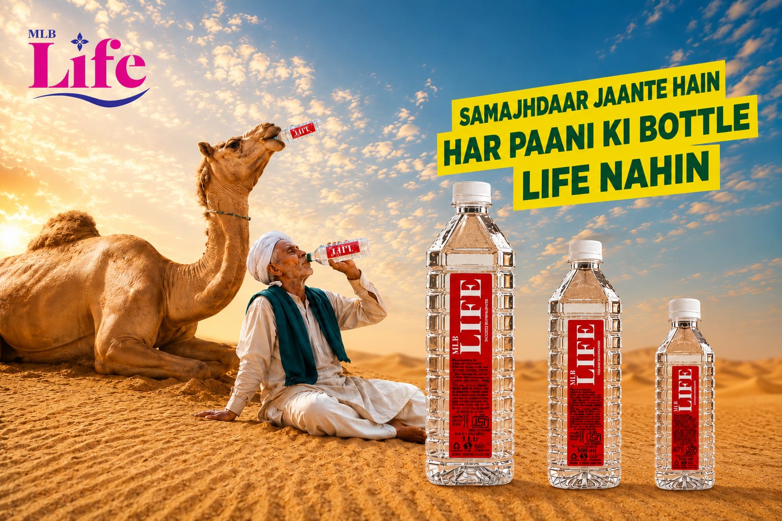 Har paani ki bottle LIFE nahin